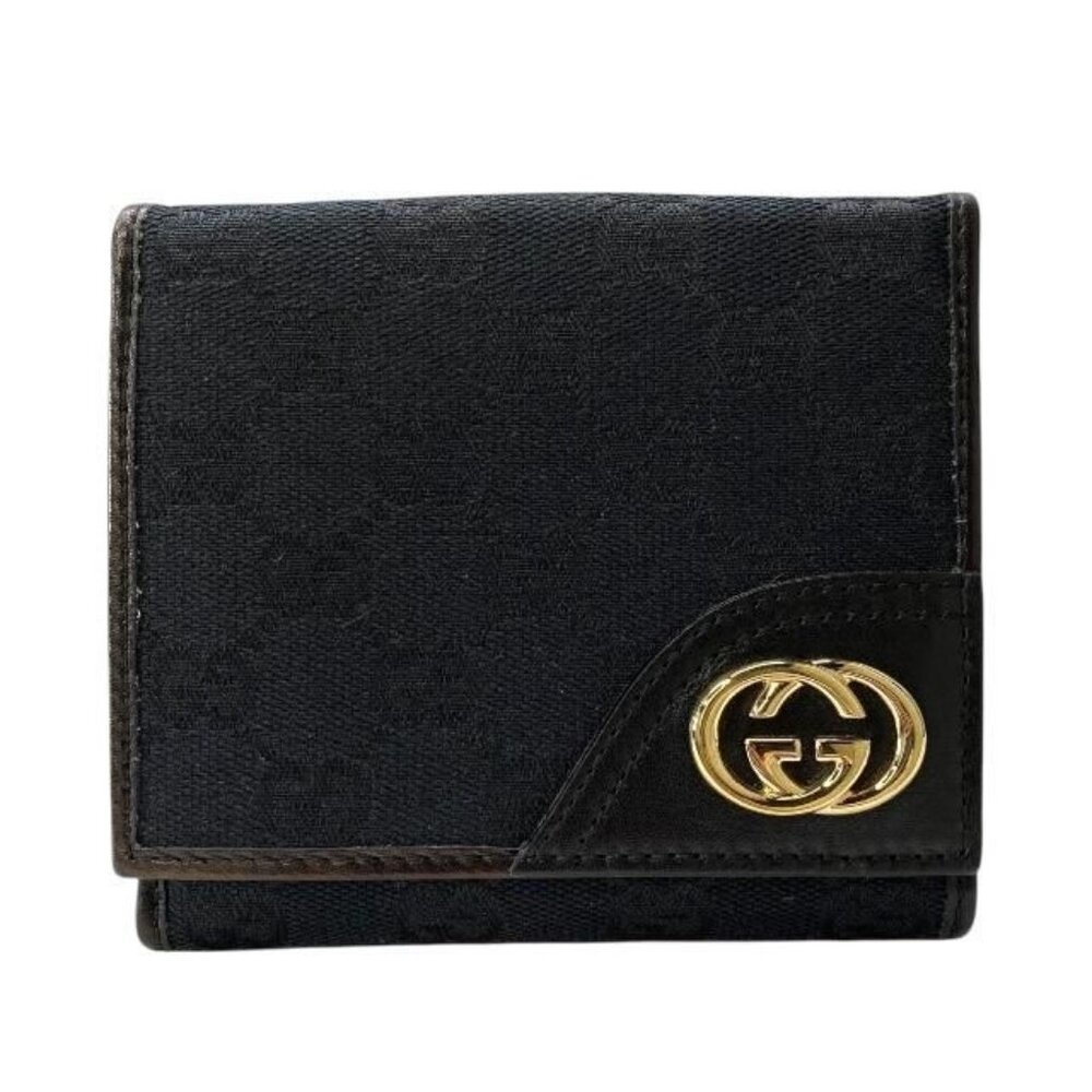 Gucci Interlocking W Hook Wallet Fold Wallet Medi… - image 1